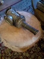 Oude brocante carbid fietslamp, Ophalen of Verzenden