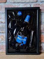 Bavaria flesje verwerkt in een lijst met Epoxy, Ophalen of Verzenden