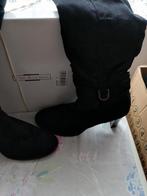 Dameslaarzen maat 40 met middenrits, Kleding | Dames, Schoenen, Hoge laarzen, Zwart, Ophalen of Verzenden, Zo goed als nieuw