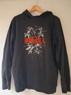 Attack on titan hoodie zwart, Maat 52/54 (L), Zwart, Geen merk, Ophalen of Verzenden