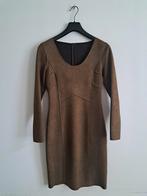 Olijfgroene jurk van Steps, kunstsuède, maat 36, Kleding | Dames, Ophalen of Verzenden, Zo goed als nieuw, Steps, Maat 36 (S)