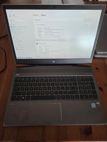 HP ZBook 15v G5 - I7 gen 8 Laptop beschikbaar voor biedingen