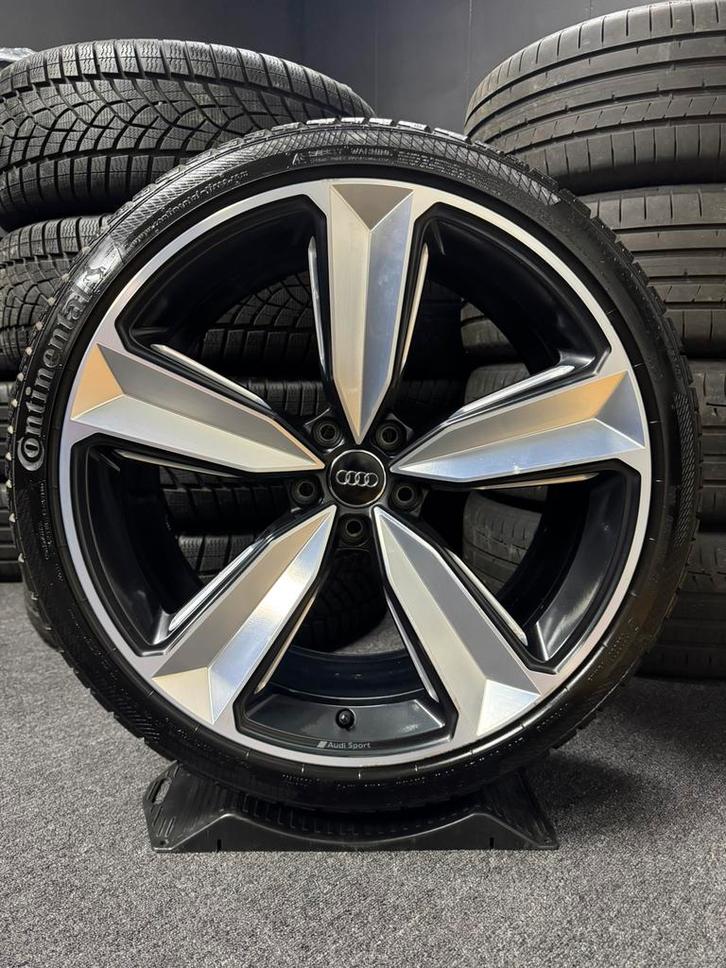 ❗️️ORIGINELE 20 INCH AUDI RS4 RS5 VELGEN MET CONTINETAL BAND, Auto-onderdelen, Banden en Velgen, Banden en Velgen, Winterbanden