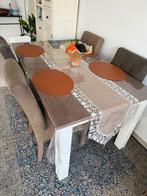 Zo goed als nieuw, eettafel met 4 mooie stoelen van Haco, Huis en Inrichting, Tafels | Eettafels, Ophalen of Verzenden