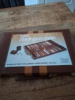 De luxe backgammon, Hobby en Vrije tijd, Gezelschapsspellen | Bordspellen, Ophalen of Verzenden, Zo goed als nieuw
