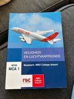Veiligheid en luchtvaartkunde MBO college airport, Verzenden, Zo goed als nieuw, MBO