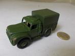 Dinky Toys 641 ARMY 1 TON CARGO TRUCK + DRIVER + HUIF! (-M-)