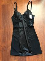 Nieuw - Hunkemoller Noir slipdress - maat S, Hunkemöller, Ophalen of Verzenden, Zwart, Nachtkleding