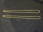 Twee kettingen goldplated verguld Gemerkt: 100%, Ophalen of Verzenden, Nieuw, Goud, Goud