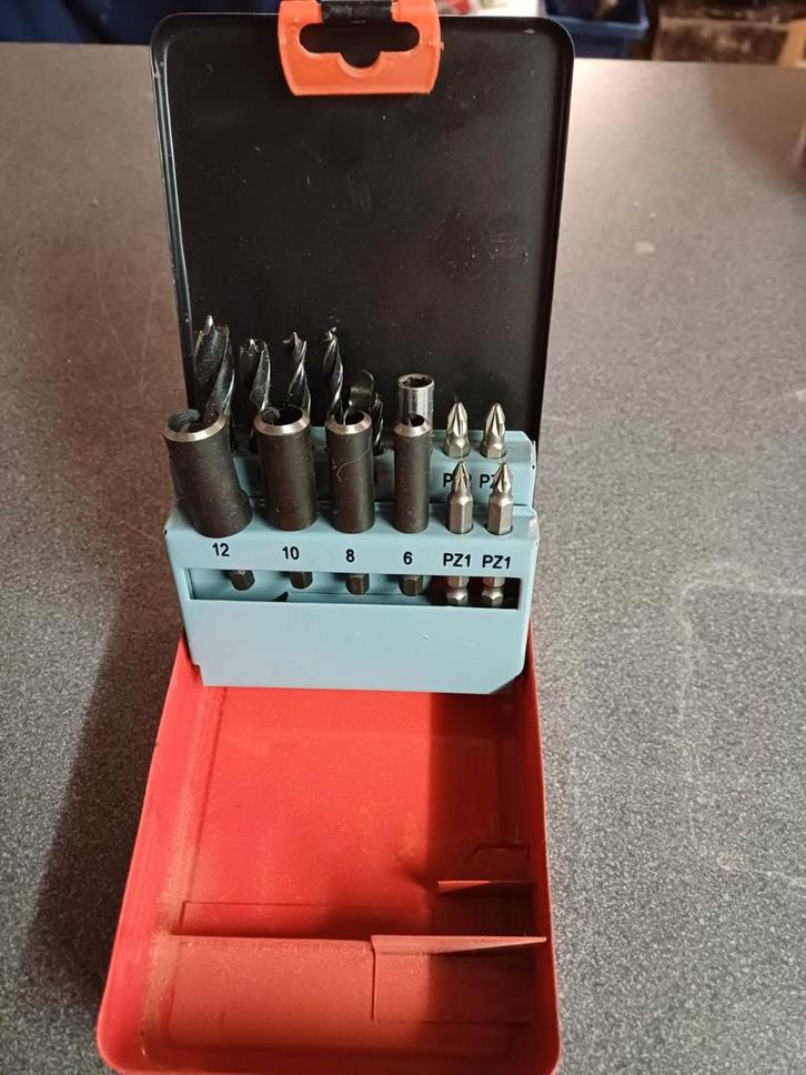 Wisvo Profi Hout- en Proppenboorset - Nieuw, Doe-het-zelf en Verbouw, Gereedschap | Handgereedschap, Ophalen of Verzenden