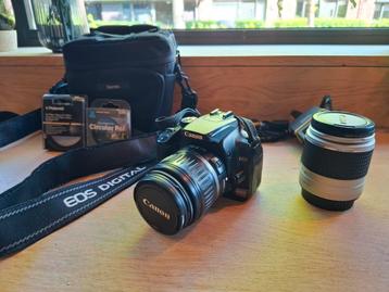 Canon EOS 400d met extra lens en UV-filter beschikbaar voor biedingen