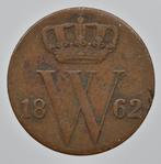 1/2 Cent 1862 Willem III, Postzegels en Munten, Munten | Nederland, Verzenden, Koning Willem III, Overige waardes, Losse munt