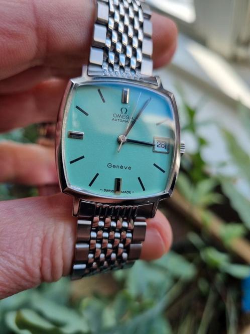 Omega Gevène Tiffany caliber 565 automatic, Sieraden, Tassen en Uiterlijk, Horloges | Heren, Zo goed als nieuw, Omega, Staal, Staal
