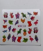 Velletje nagel water decals stickers BN-1244 geometrische, Verzenden, Nieuw, Handen en Nagels, Toebehoren