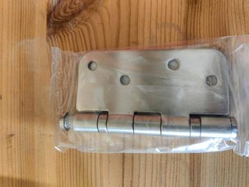 18x RVS Kogellager Scharnieren 3,5" Nieuw beschikbaar voor biedingen