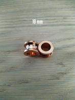 Nieuwe tunnels. Staal. Rosé goud. 2, 3, 4, 5, 6, 8, 10, 14 m, Ophalen of Verzenden, Zo goed als nieuw, Staal, Oor- of Traguspiercing