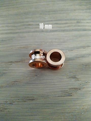 Nieuwe tunnels. Staal. Rosé goud. 2, 3, 4, 5, 6, 8, 10, 14 m beschikbaar voor biedingen