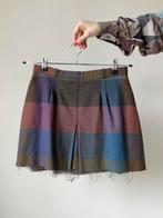 Geruite vintage minirok, 40. Miniskirt checkered tartan edgy, Kleding | Dames, Rokken, Maat 38/40 (M), Overige kleuren, Verzenden