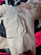 Drole de copine paris trui s/m, Beige, Ophalen of Verzenden, Zo goed als nieuw, Maat 36 (S)