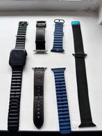 Apple watch 7 45mm, Blauw, Apple, IOS, Zo goed als nieuw