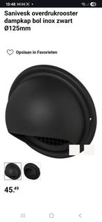 sanivesk overdrukrooster dampkap bol 125 mm, Doe-het-zelf en Verbouw, Ophalen of Verzenden, Nieuw, Ventilator en Afzuiger