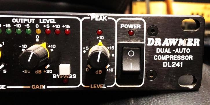 Drawmer DL241 dual compressor Jack, Muziek en Instrumenten, Effecten, Zo goed als nieuw, Volume, Equalizer, Compressor, Ophalen of Verzenden