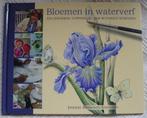 Bloemen in waterverf - Janneke Brinkman-Salentijn - hc, Boeken, Ophalen of Verzenden, Zo goed als nieuw, Tekenen en Schilderen