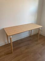 Bamboe bureau ikea ANFALLARE / HILVER, Huis en Inrichting, Bureaus, Ophalen, Zo goed als nieuw