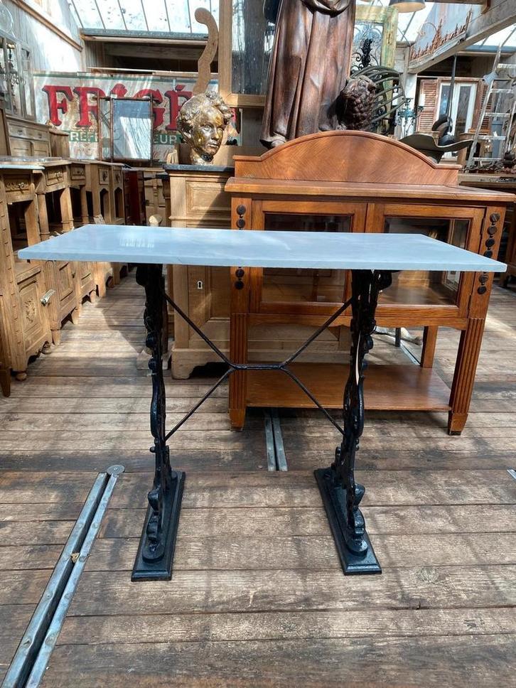 Victoriaans bistrotafeltje tafeltje bureautafeltje, Antiek en Kunst, Curiosa en Brocante, Ophalen