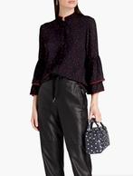 Ganni polka dot blouse - mt38, Maat 38/40 (M), Zwart, Ganni, Ophalen of Verzenden