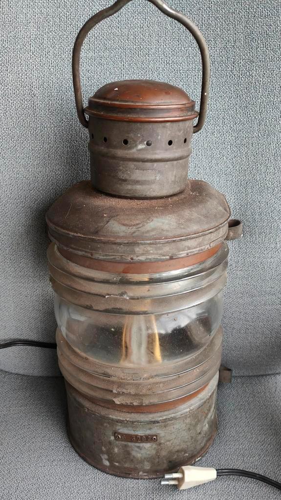 Vintage Scheepslamp - Sfeervolle Verlichting, Verzamelen, Scheepvaart, Ophalen of Verzenden