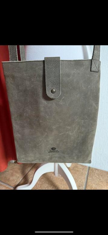 Nubuck Lederen Shabbie Amsterdam Crossover/SchouderTas beschikbaar voor biedingen
