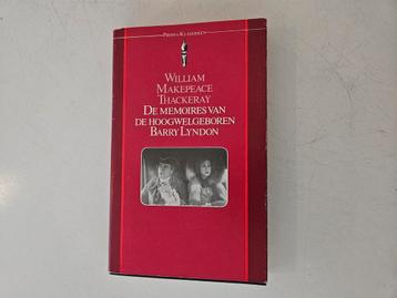 William Makepeace Thackeray - memoires van de hoogwelgeboren beschikbaar voor biedingen