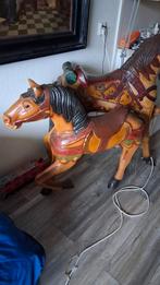 Antiek Carrousel Paard - Prachtig Decoratiestuk, Antiek en Kunst, Ophalen