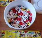 Clics bouwstenen - 2 kilo in grote emmer met deksel - IZGST, Kinderen en Baby's, Speelgoed | Bouwstenen, Ophalen of Verzenden