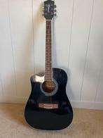 Linkshandige Semi-Akoestische Gitaar, Ophalen of Verzenden, Gebruikt, Western- of Steelstringgitaar, Met (piezo-)element