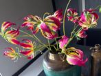 Kunstbloemen Gloriosa 3 takken Gloriosa nieuw lelie, Ophalen of Verzenden, Nieuw, Binnen