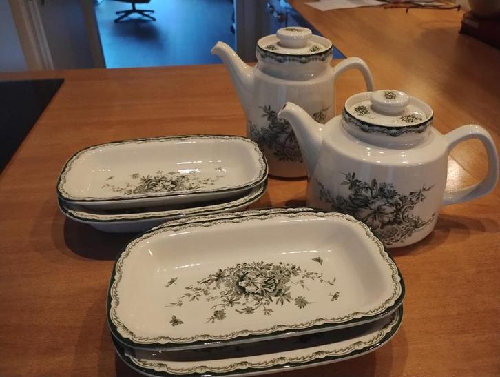 Rötstrand servies - Grön Anna, Antiek en Kunst, Antiek | Servies compleet, Ophalen