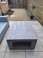 Salontafel steigerhout 120x80x45 blokpoot, Tuin en Terras, Ophalen, Gebruikt, Rechthoekig, Hout