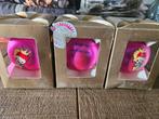 3 Nieuwe roze Kerstballen, Diversen, Kerst, Ophalen of Verzenden, Nieuw