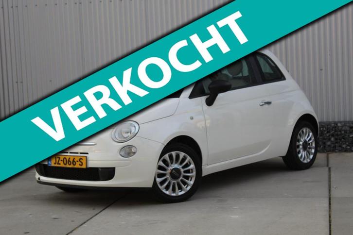 Fiat 500 1.2 Pop, Airco, Panorama dak, APK 21-7-2026, Auto's, Fiat, Bedrijf, Te koop, ABS, Airbags, Airconditioning, Centrale vergrendeling