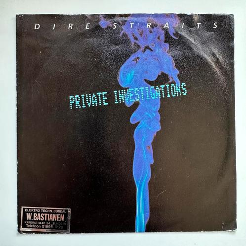 Dire Straits - Private investigation, Cd's en Dvd's, Vinyl Singles, Gebruikt, Single, Rock en Metal, 7 inch, Verzenden