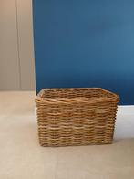 Rieten mand  L 50x B 39x H30 cm, Huis en Inrichting, Mand, Nieuw, Ophalen of Verzenden, Riet