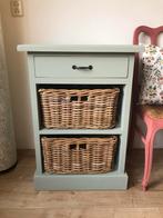 Ladekast / halkast - kaki groen, Huis en Inrichting, Kasten | Ladekasten, Ophalen, Gebruikt, 50 tot 100 cm, 3 of 4 laden