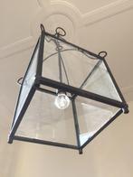 antieke smeedijzeren hanglamp, Ophalen