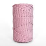 OP=OP 140 meter 3 mm roze katooen garen touw macrame 500 gr, Hobby en Vrije tijd, Overige Hobby en Vrije tijd, Ophalen of Verzenden