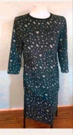 Blauw tijgerprint jurk, Kleding | Dames, Jurken, Maat 38/40 (M), Blauw, Ophalen of Verzenden, Zo goed als nieuw