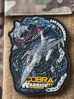Pvc embleem 349 SQN BAF Cobra Warrior F-16, Verzenden, Luchtmacht, Overige gebieden, Embleem of Badge