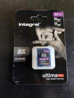 Integral 32GB SDHC UltimaPro nieuw in verpakking  14-5, Audio, Tv en Foto, Fotografie | Geheugenkaarten, 32 GB, Nieuw, Ophalen of Verzenden