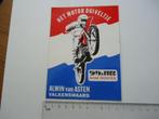 sticker oud Motorcross Alwin v Asten Motor duiveltje avak -, Verzamelen, Verzenden, Zo goed als nieuw, Bedrijf of Vereniging